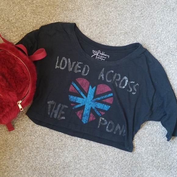 British Across the Pond Crop Top - Picture 1 of 5